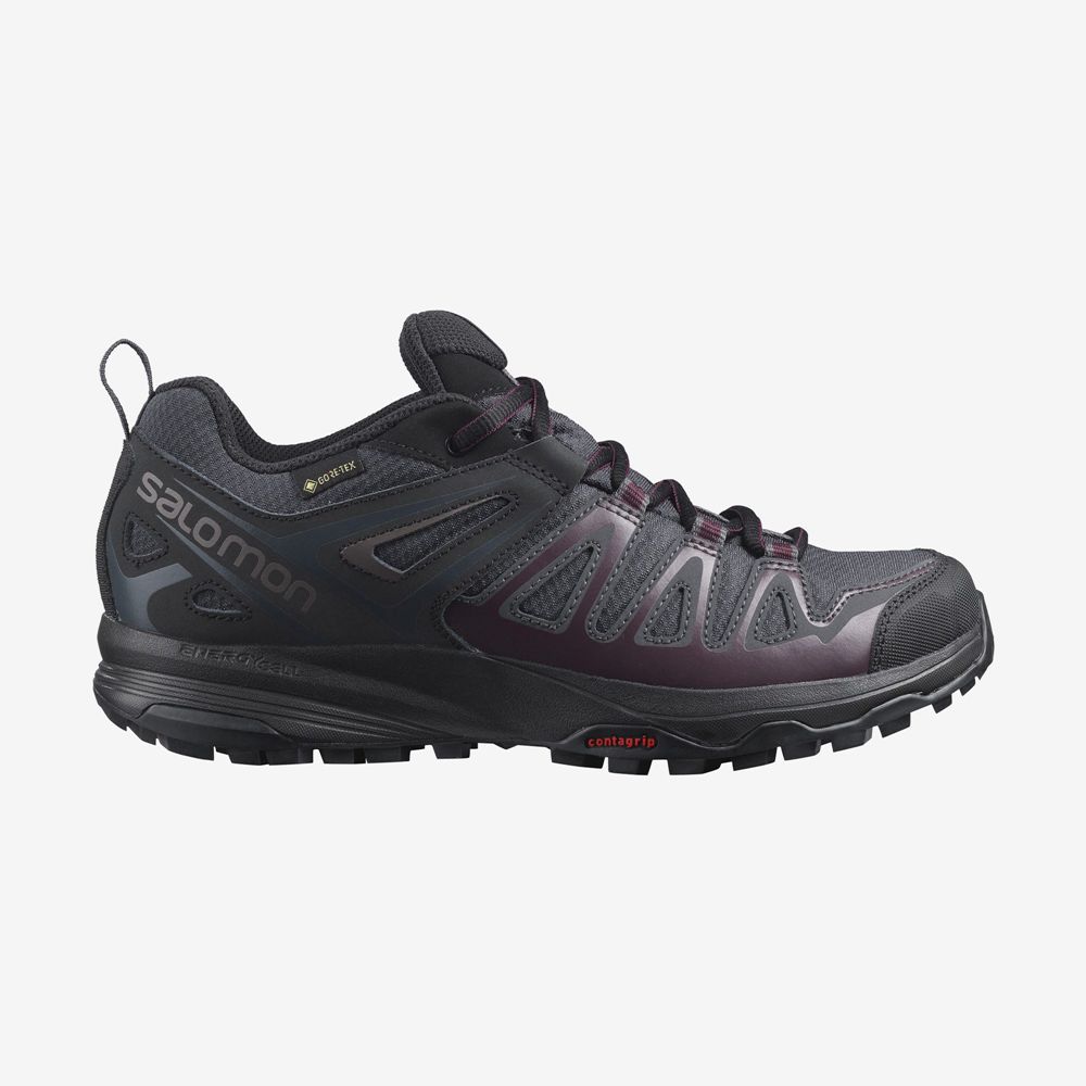 Buty Trekkingowe Damskie Salomon X CREST GORE-TEX - Czarne - Polska (146-EKXAOB)